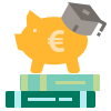 Icono de Fondo de educación Icono de Fondo de educación