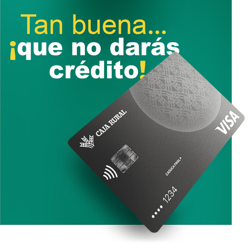 Tarjeta de crédito de Caja Rural del Sur, tan buena que no darás crédito Tarjeta de crédito de Caja Rural del Sur, tan buena que no darás crédito